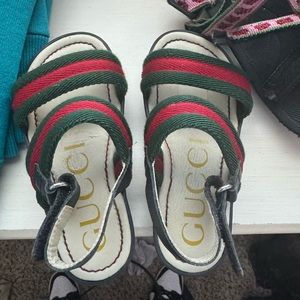 Toddler Gucci sandals size 8